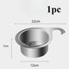 1pc Heavy-Duty Swan Drainage Basket - Undermount Kitchen Sink Organizer with, Space-Saving Countertop Drain for Kitchen