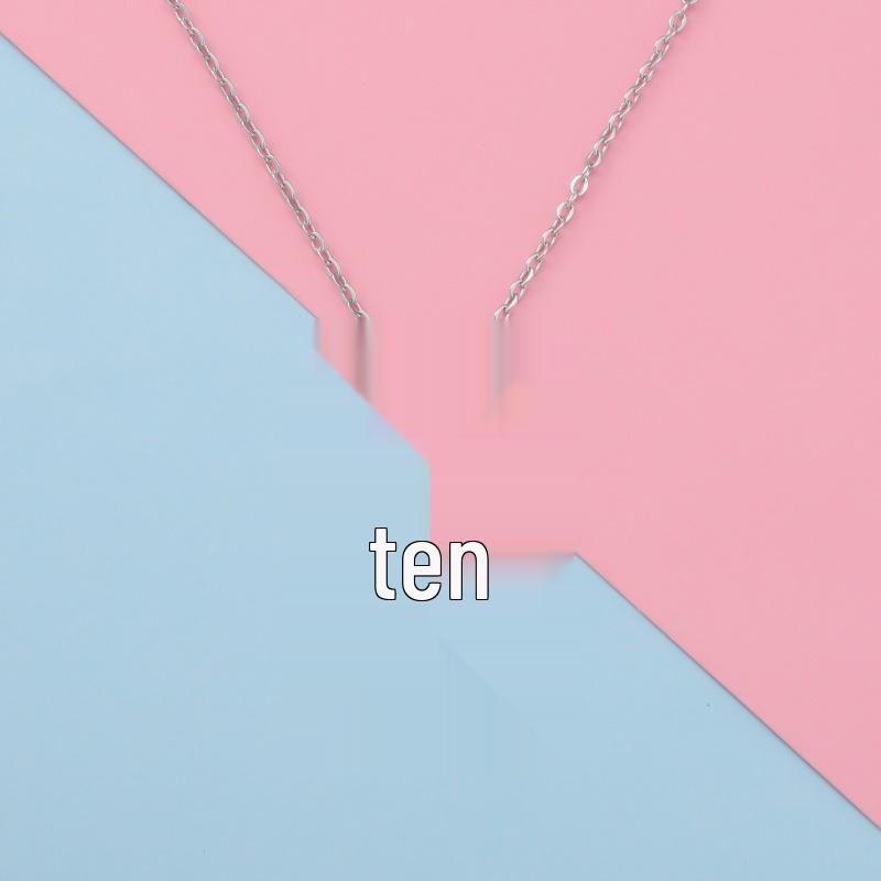 Titanium Steel Cross Necklace - Retro European/American Hip-Hop Couples Clavicle Chain
