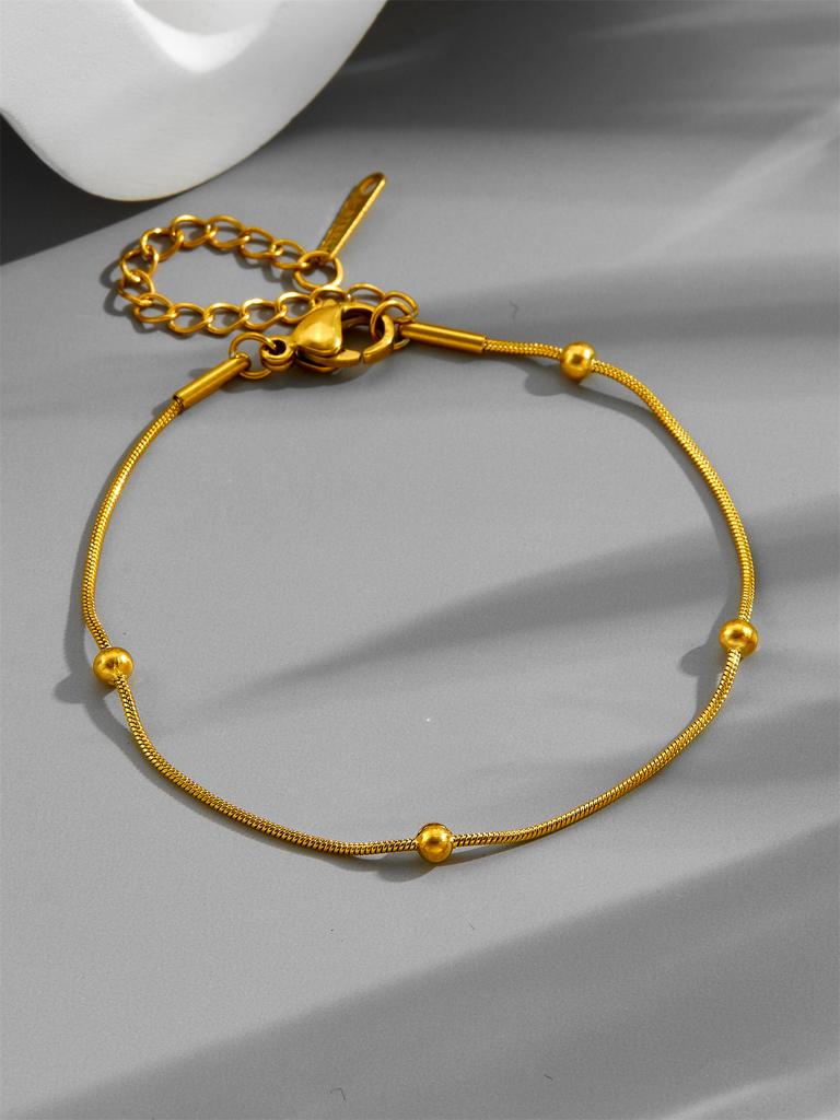 Vintage Kostki dla Kobiet Stal Nierdzewna Koraliki Łańcuszek Kostka Bransoletki na Nogi Bodychain Letnie Akcesoria Biżuteria Plażowa Prezenty