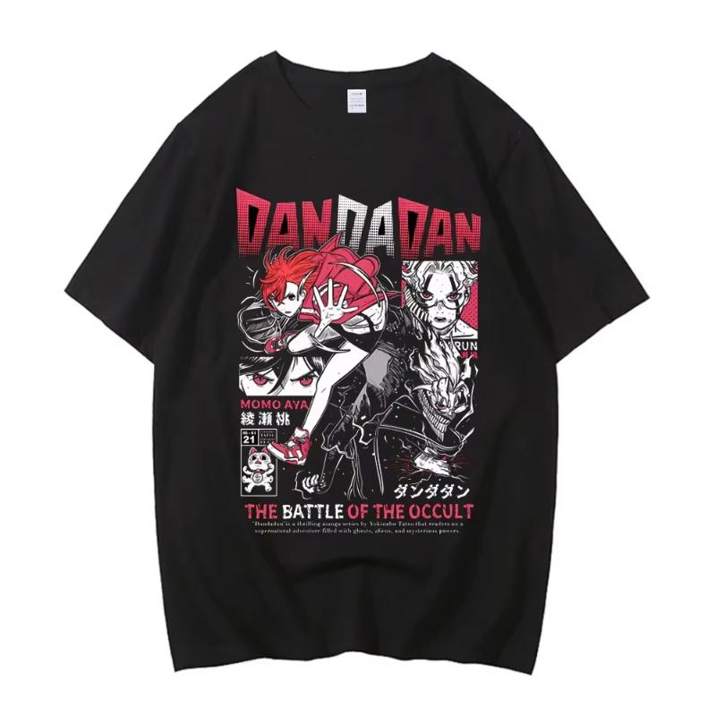 2025 Dandadan Okarun T-shirt Men Women Japanese Anime T Shirt Cartoon High Quality Cotton Top Unisex Tee Male Summer T-shirt