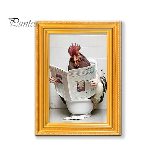 Decorative Refrigerator Magnets 1/5/6Pcs Drinking Animal Cat Magnet Vintage Wooden Frame with Fridge Home Kitchen Office Decoration Lover Gift