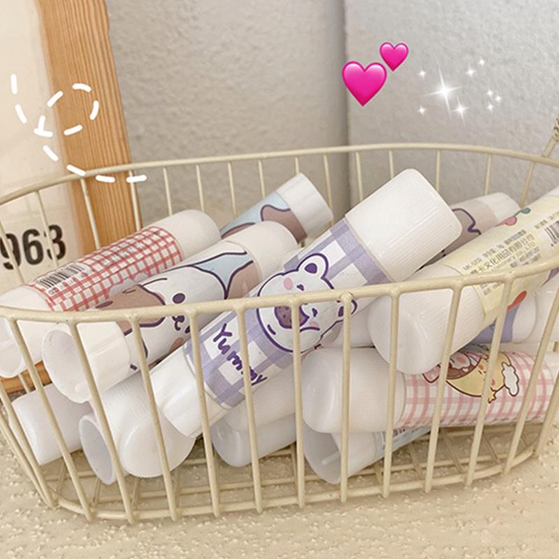 Niedlicher Cartoon-Kleberstift mit starker Klebstoff, ungiftig, zum Versiegeln von Aufklebern