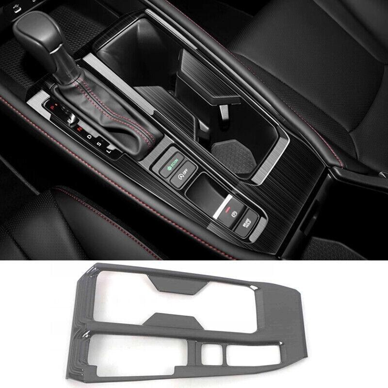 For Honda Accord 2023-2024 Black titanium Gear Shift Panel Frame Cover Trim 1Pcs