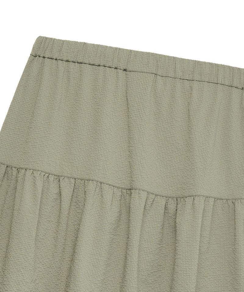 Life Work Women'S) Seersucker Bowling Long Skirt