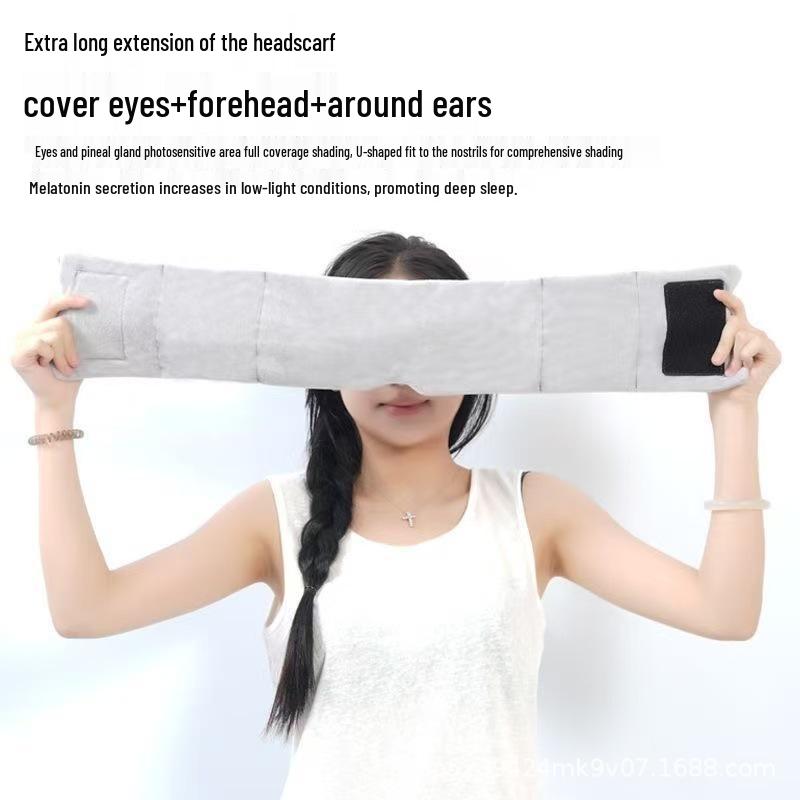 Neue Vollverdunkelungs-Schwerkraft-Augenmaske: Mikro-Druckentspannung zur Linderung von Müdigkeit, Ideal für Frauen, Perfekt für Nickerchen in Europa und Amerika.