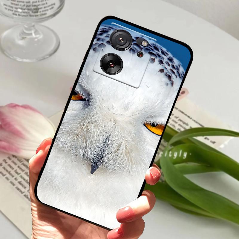 Per Custodia Redmi K60 Ultra K 60 Pro Animali Carini di Lusso Silicone Morbido TPU Copertura Posteriore del Telefono Per Redmi K60E Paraurti Antiurto Capa