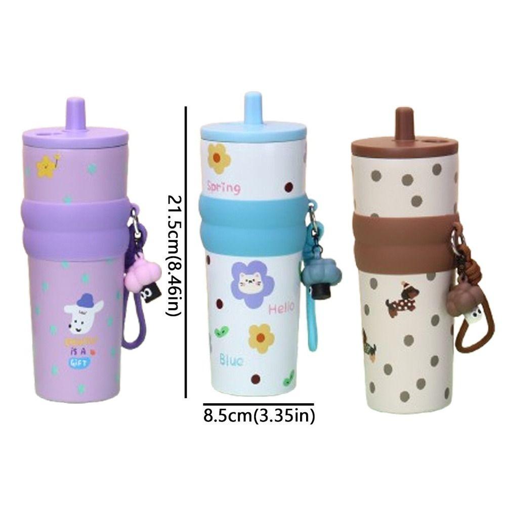 700ml Vacuum Cup Leak-Proof Thermos Water Bottle Stainless Steel Insulation Cup  Outdoor Activities
