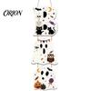 Vintage Wood Grain Wall Art Halloween Wooden BOO Hanging Sign, Creative Letter Pendants, Ghost Pumpkin Black Cat Festive Atmosphere Decoration
