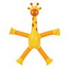 Suction Cup Giraffe Robot Stretch Toy - Morphing Educational Extendable Tube Toy for Kids (No Lights)