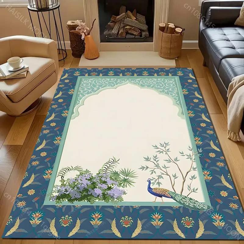 3D Colorful Islamic Style Pattern Carpet for Living Room Bedroom Sofa Doormat Decor Table Area Rug Non slip Floor Mat for Gifts