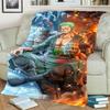 Comfortable "ONE PIECE" Printed Blanket Flannel Material for Sofa, Bed, Bedroom, Chair, Picnic, Travel