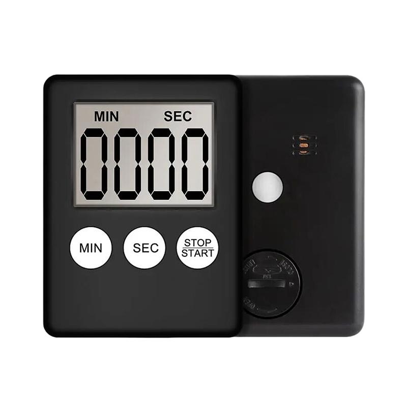 1 stk LCD Digitalt Kjøkkentimer Magnetisk Matlaging Nedtelling Opptellingstimer Klar Høy Alarm Hjemmekjøkken Matlagingstilbehør