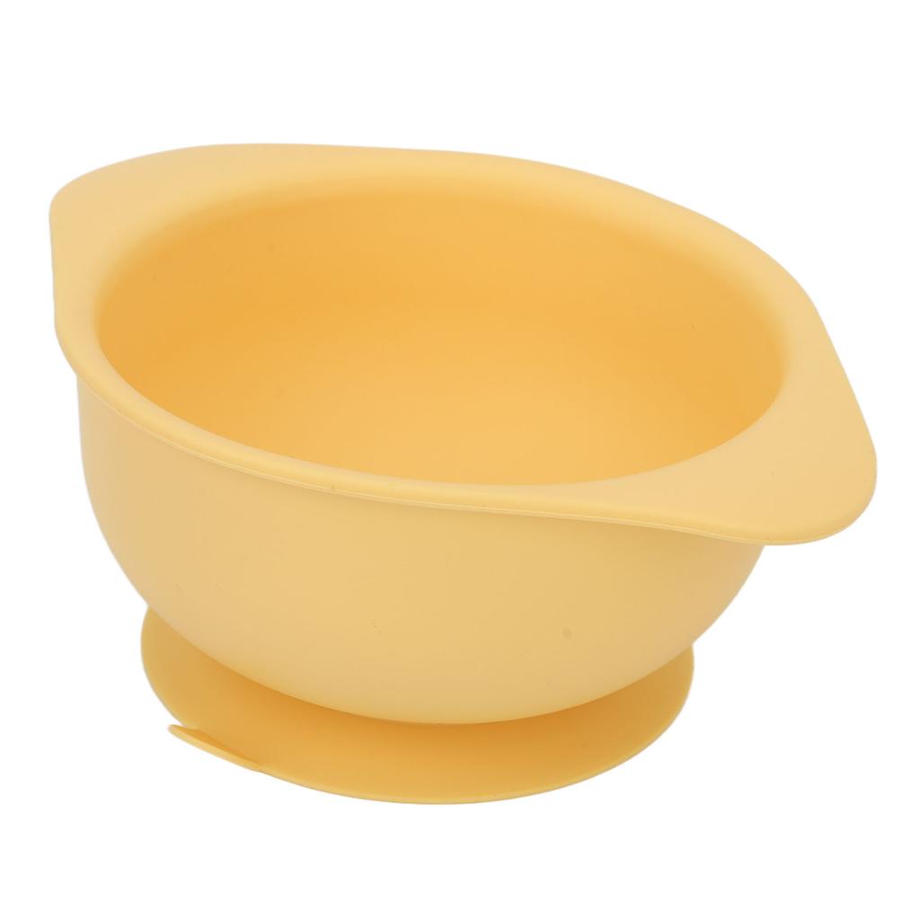 Silikonowa miska z ssaniem, odporna na wysokie temperatury, zapobiegająca obracaniu się dla dzieci w podeszłym wieku
