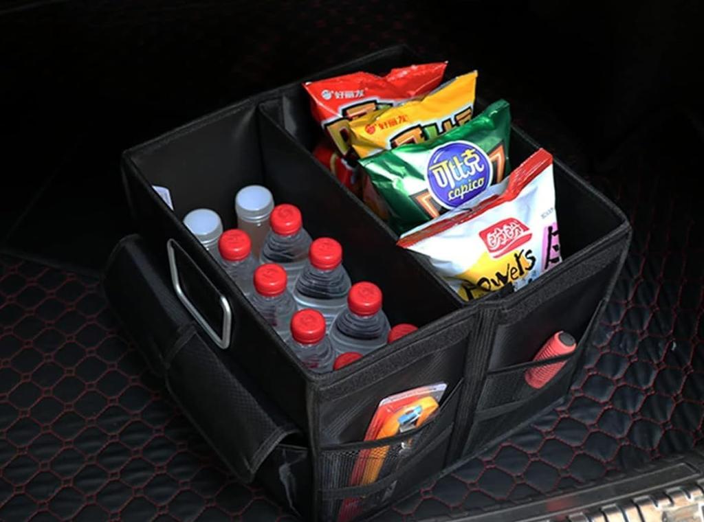 UTO14 Car Storage Large Car Trunk 36L Box, Trunk, Capacity, Waterproof, Bag, Box, (Gray)