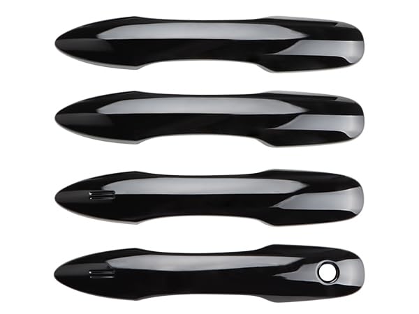 Marchfa Door Handle Covers for Prius 50 Yaris and Harrier 80 Series Tape Exterior Knob Full Overlay with Smart Holes Series, Cross, Yaris, [No