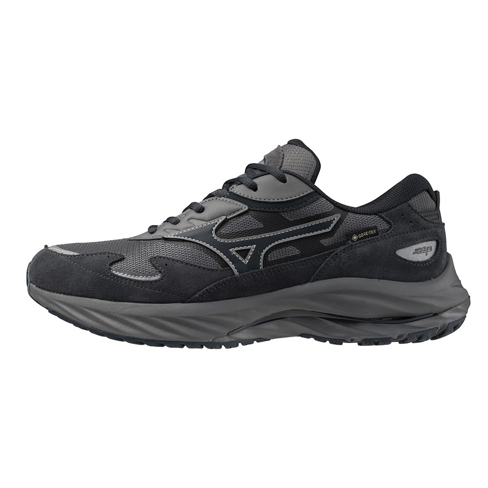 Mizuno Wave Rider B GTX Dark Gray X Dark 2E Sneakers, Gore-Tex, Waterproof, Commuting, School, Lifestyle, Stylish, Navy, 27.0 Cm,