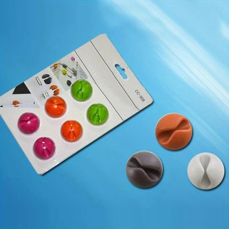 10pcs Clips de Câble Polyvalents Support Organisateur