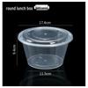 BOUSSAC Disposable Plastic Takeaway Food Containers