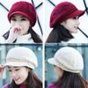 Outdoor Casual Vintage Warm Beret Hat Beanie Hat Knitted Visor Skullcap