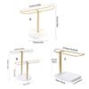 Contemporary Headband Display Stand Wooden Base Scrunchie Holder Space Saving Hair Accessories Organiser for Bedroom