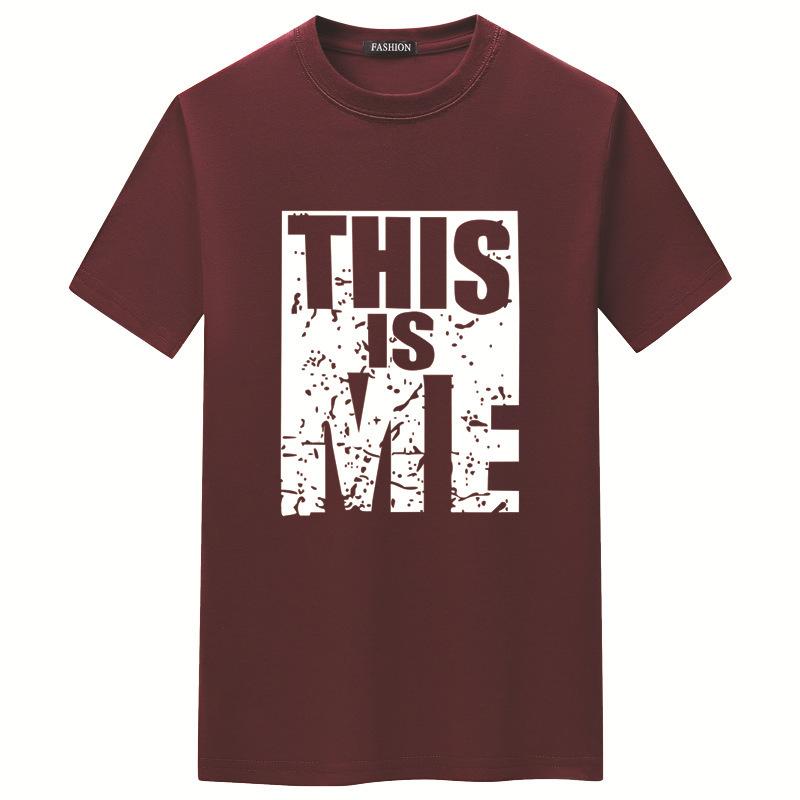 QICED Letní triko s krátkým rukávem Pánské triko Trend s výstřihem do O