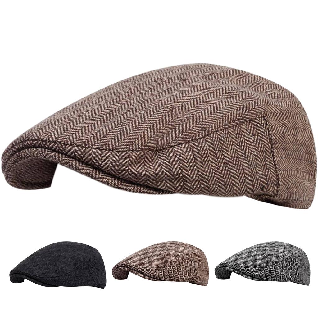 Children Retro Newsboy Caps British Painters Hats Spring Autumn Berets Herringbone Flat Cap Hip Hop Berets For Boys