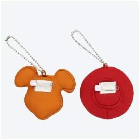 Disney Park Food Plush Badge Tokyo Resort Exclusive Mickey Waffle Plate Set of 2 &