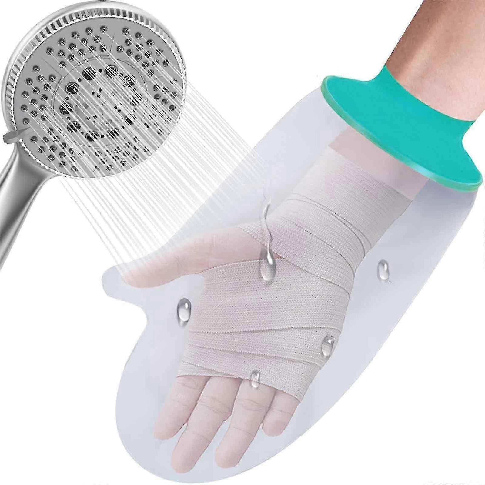 Duschhandschuh Wasserdicht Gips schutzhandschuh Wiederverwendbare Dusche Abdeckung Für Hand Handgelenk Finger Gipse Und Verbände Weich