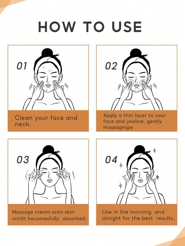 Moisturizing Beauty Skin Translucent Cream, Gentle and Non-irritating, Firms the Skin, Brightens the Complexion, and Makes the Skin Soft and Delicate