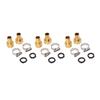 3 Set Garden Hose Repair Kit Hose Repair Connector with Clamps for 3/4 5/8 Garden Hose
