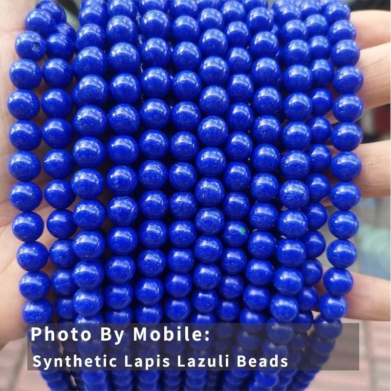

Natural Stone Beads Lapis Lazuli Round Loose Lazurite Bead For Jewelry Making Diy Bracelet Earring Accessory 15 4 6 8 10 12mm 4-5mm Approx 91pcs