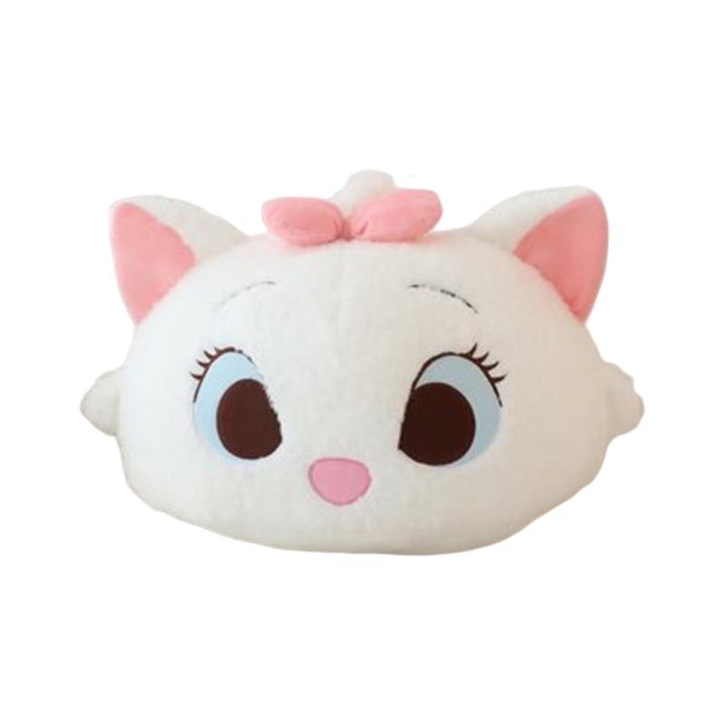 

Cute Mary Cat And Winnie Bear Headrest Pillow Plush Toy For Home And Living Room Sofa Cartoon Bed Backrest Cushion Marie,35cm/13.78in