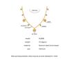 Korean Style Titanium Steel Small Flower Diamond Necklace for Women - Sweet Design Clavicle Choker