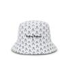 ROLLINGROLLEYE Waterproof Bucket Hat White Black Logo Pattern