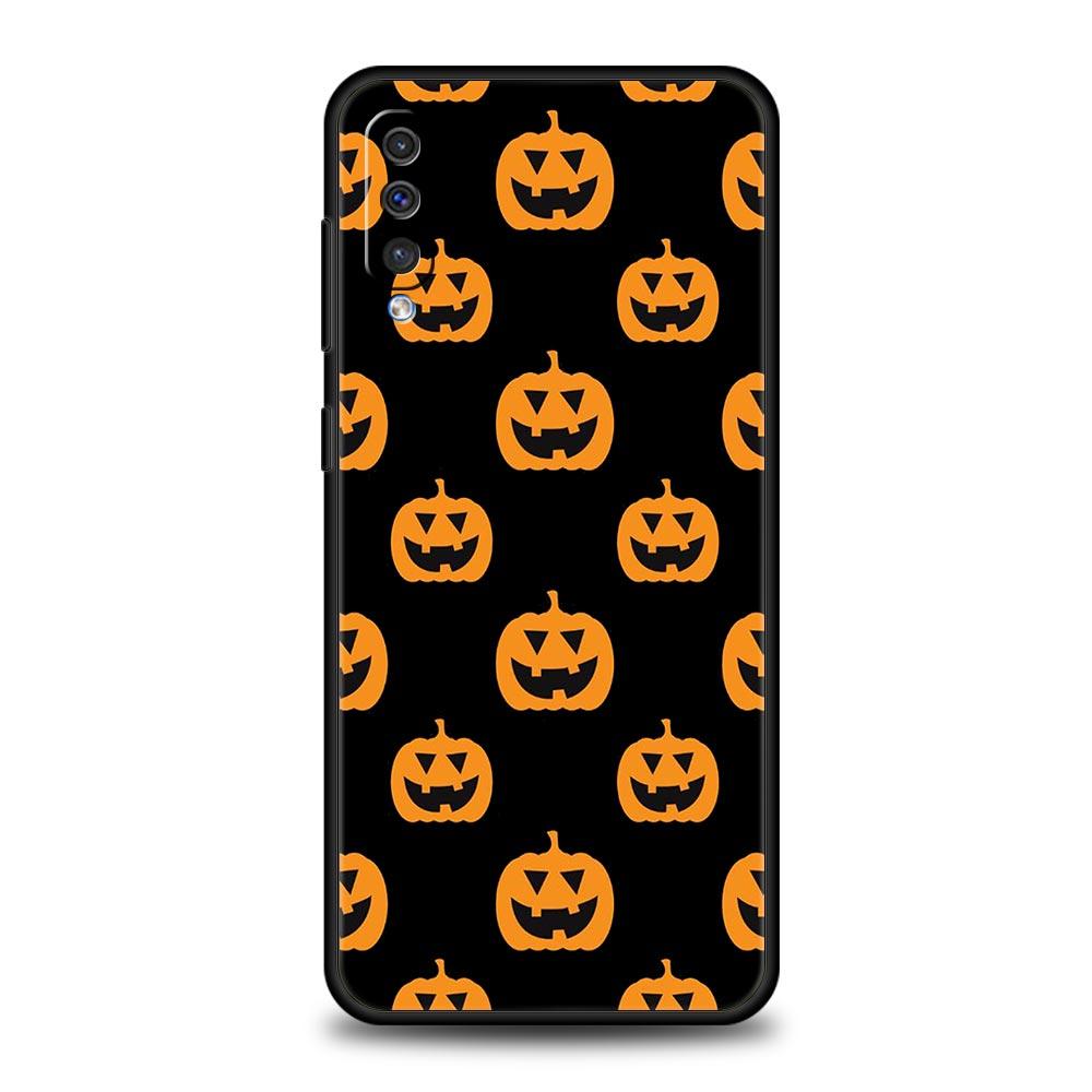 leaves fall fox pumpkin Halloween Case For Samsung A54 A52 A14 A50 A70 A30 A40 A20S A20E A02S A12 A22 A34 A42 A32 5G A04s Cover