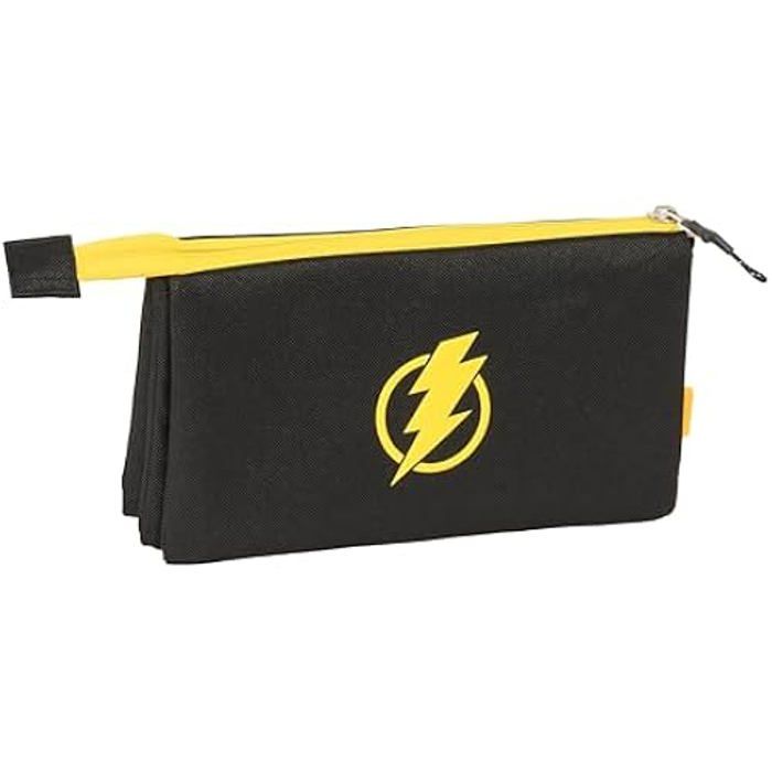 Safta Kings League Rayo de Barcelona Trousse Triple pour Enfant, idéale pour Les Enfants d'âge Scolaire, Confortable et