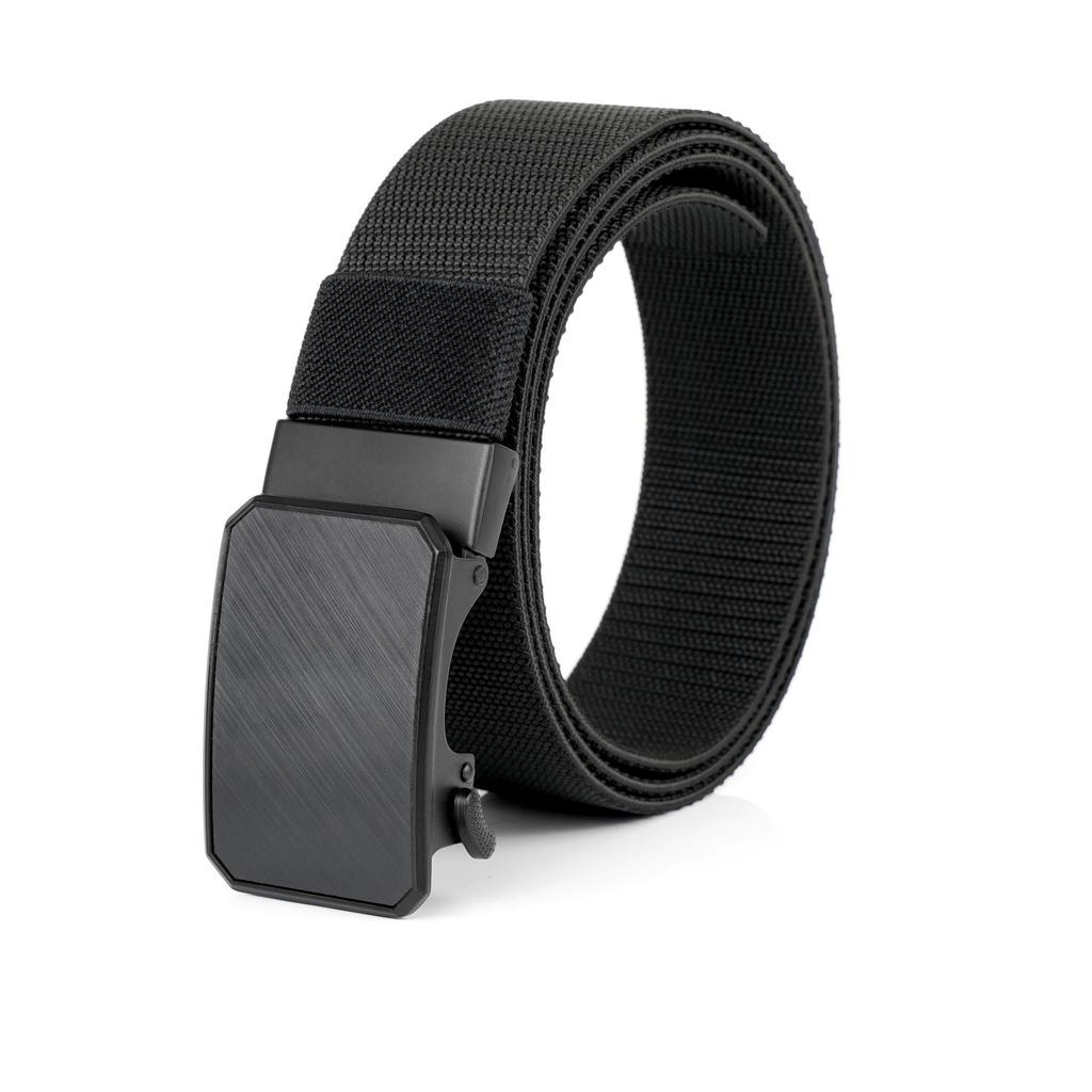 Tactical Quick Release Elastic Nylon Waist Belt for Men