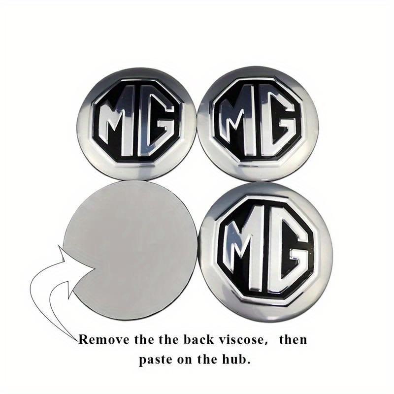 

56mm Car Wheel Hub Center Stickers Decals for Morris Garages MG 3 5 6 7 TF ZR ZS GS GT HS EZS EHS Mg3 Mg5 Mg7 Wheel Emblem срібний