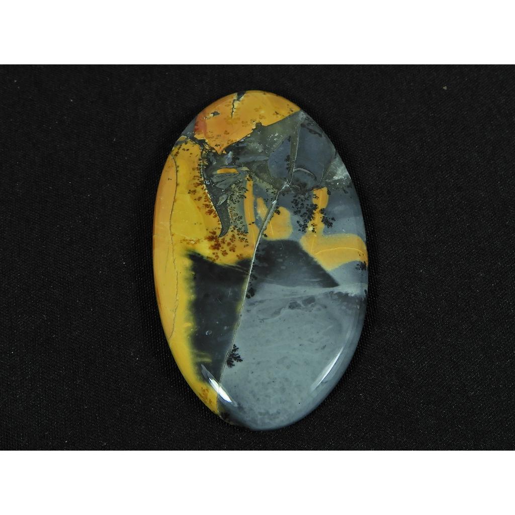 28X50X05MM Natural Malingano Jasper Oval Cabochon Loose Gemstone 70Cts. SK-4704