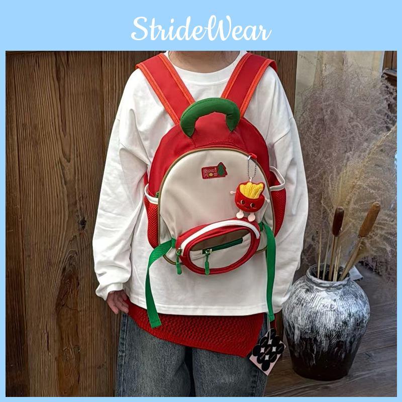 Backpack Preschool With Dog Pendant Curved Shoulder Straps For Wear Comfortable