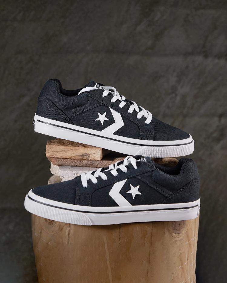 Converse El Distrito 2.0 Canvas Shoes Unisex Low Top Black/White 39