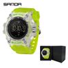 Sanda Multi-Function Smart Watch: Waterproof, Pedometer, Alarm Clock for Hiking & Sports - Unisex