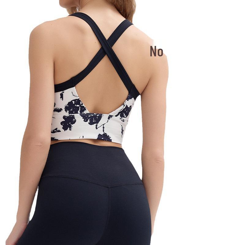 Women's Seamless Yoga Vest with Padded Beautiful Back Square Neck Tank Top 