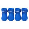 2pairs Waterproof Dog Rubber Boots Anti-slip Cat Puppy Foot Cover Portable Pet Shoes  Outdoor