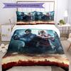 3pcs Resident Evil Bedding Set Duvet Cover Closure Includes 1 Duvet Cover & 2 Pillowcases, Soft and Comfortable for All Seasons.