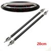 7.8'' Adjustable Car Front Bumper Lip Splitter Strut Rod Support Carbon Fiber 2x
