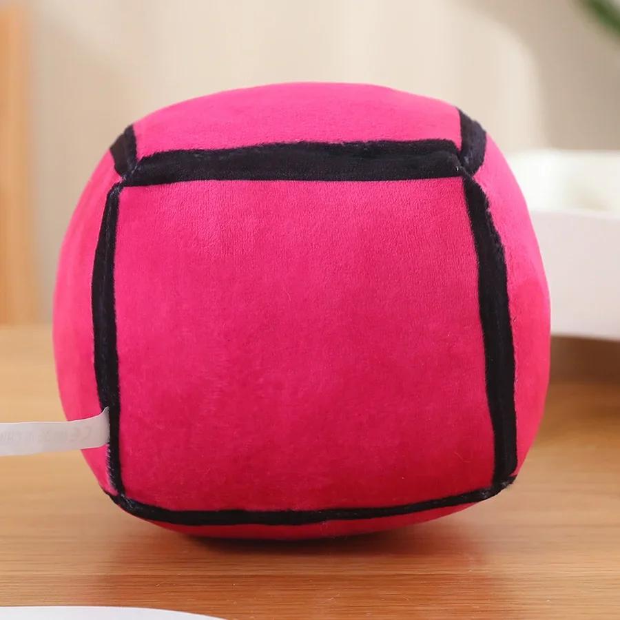 Geometry Dash Cube Plush Toys Stuffed Plushie Doll Small Pillow Square Pendant Game Cute Kids Fans Collection Birthday Gift 12CM