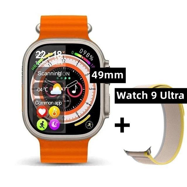 Gps Smartwatch 49mm Ultra 9 Połączenie Bluetooth Nfc Kompas Śledzenie Trasy Ip68 Smartwatch Microwear U9 Ultra Smart Watch Dla Mężczyzn Kobiet