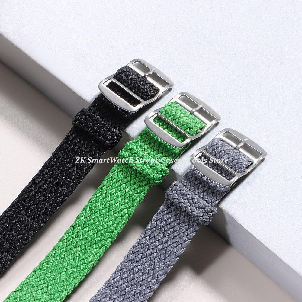 High-quality Woven Nylon Watch Strap Bracelet Belt 14mm 16mm 18mm 20mm 22mm Band for Omega Universal Replacement Watchband