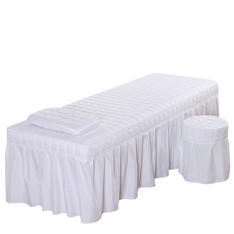 Beauty Salon Bed Sheet Salon Thick Quilting Mattress Brief Beauty Bed Skirt Bedspread with Face Hole Body Massage SPA Bed Cover